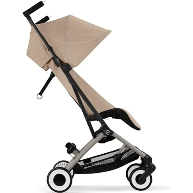 Cybex Gold LIBELLE Kinderwagen, Ultraleicht (6 kg) mit Einhand-Gurtsystem, Almond Beige, geeignet von 6 Monaten bis 4 Jahre (max. 22 kg) – Bild 4