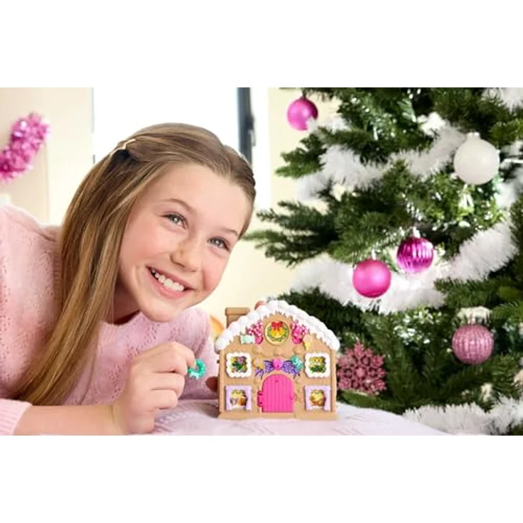 Polly Pocket Spielzeug-Adventskalender, Lebkuchenhaus mit 24 Überraschungsgeschenken und Minipuppe, für Kinder ab 4 Jahren – Bild 2