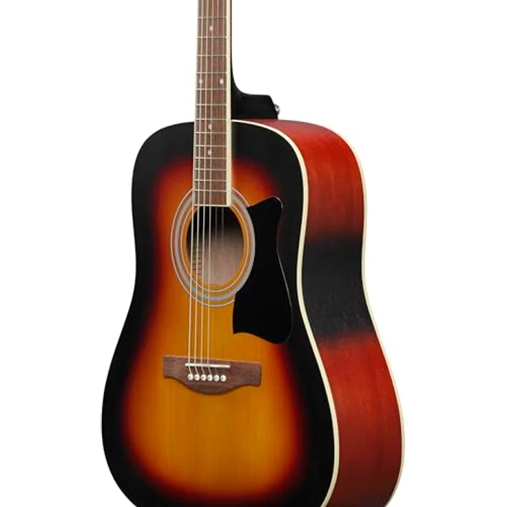Ibanez V50NJP-OVS Akustik Gitarre, Dreadnought, mit Zubehörset, Nandu, Chrome, Meranti – Bild 7