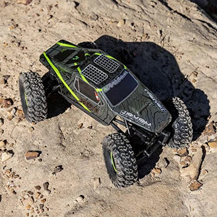AX24 XC-1, 1/24th 4WS Crawler Brushed RTR, Green – Bild 4