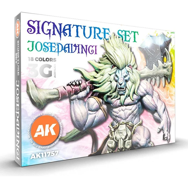 AK Interactive AK Set de Peinture - Signature Set: JoseDaVinci, hochwertiges Malset mit hoher Deckkraft und langlebigen Farben, hergestellt in Spanien – Bild 1