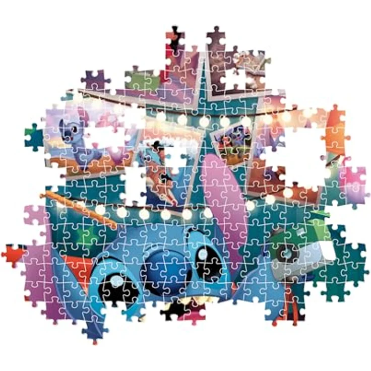 Clementoni Collection Puzzle Compact Disney Stitch, 1000 Teile Erwachsene, Wimmelbild, 70 x 50 cm, umweltfreundlich, 39793 – Bild 5