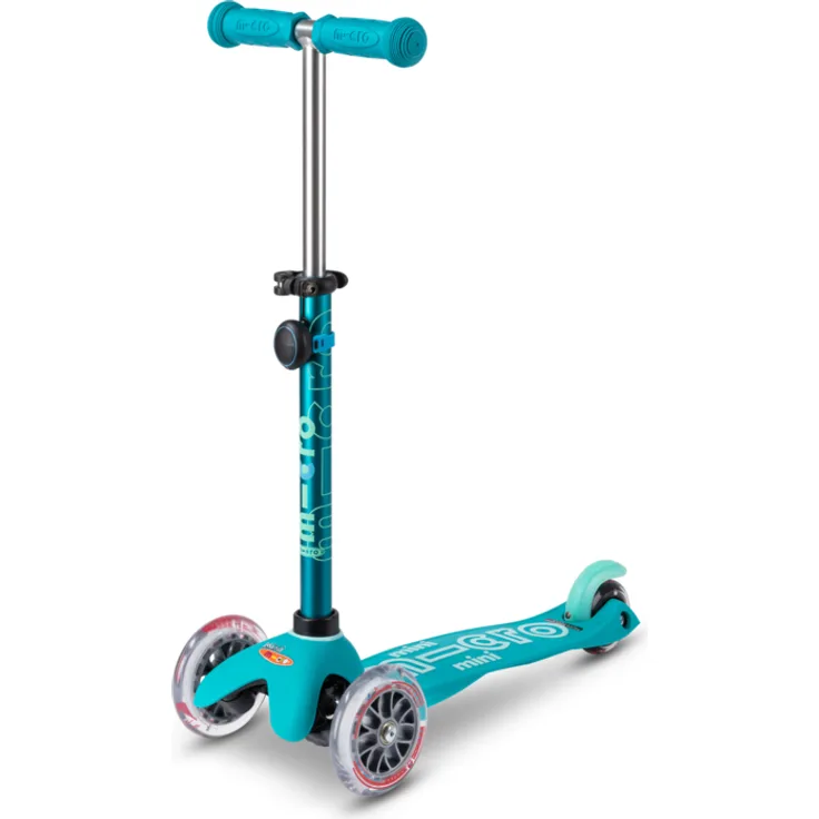 Micro Mobility Systems D GmbH micro Kinderroller | Scooter | mini micro deluxe smart | aqua, Smart Egg für Sicherheit und Stabilität