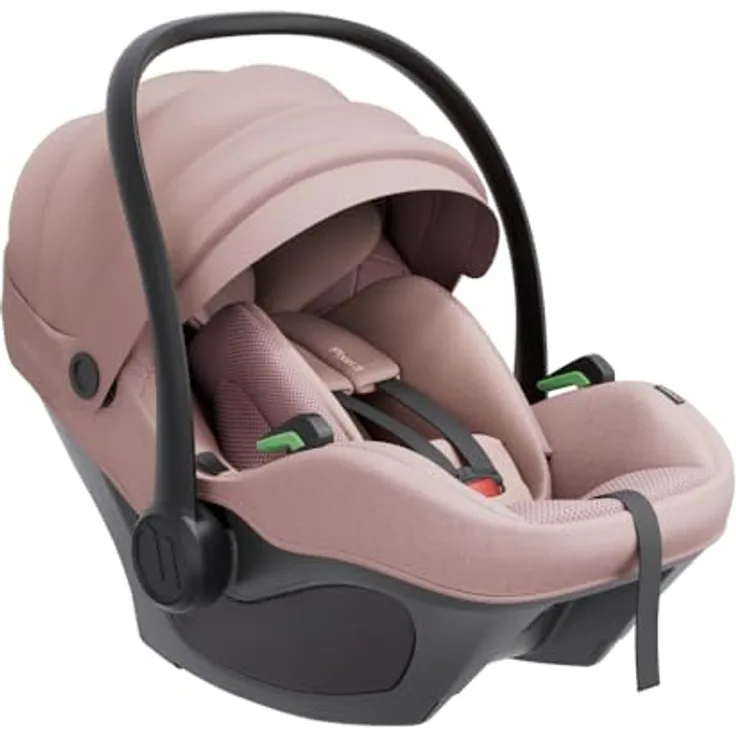 Avionaut Pixel 3 Babyschale, ultraleicht mit 24-fach anpassbarer Neugeborenen-Einlage und EPP-Sicherheitschale, Pink