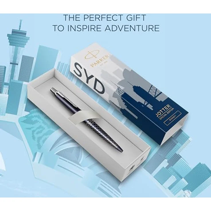 Parker Pen Global Icons Sydney, Schreibstift im urbanen Design, blau – Bild 6