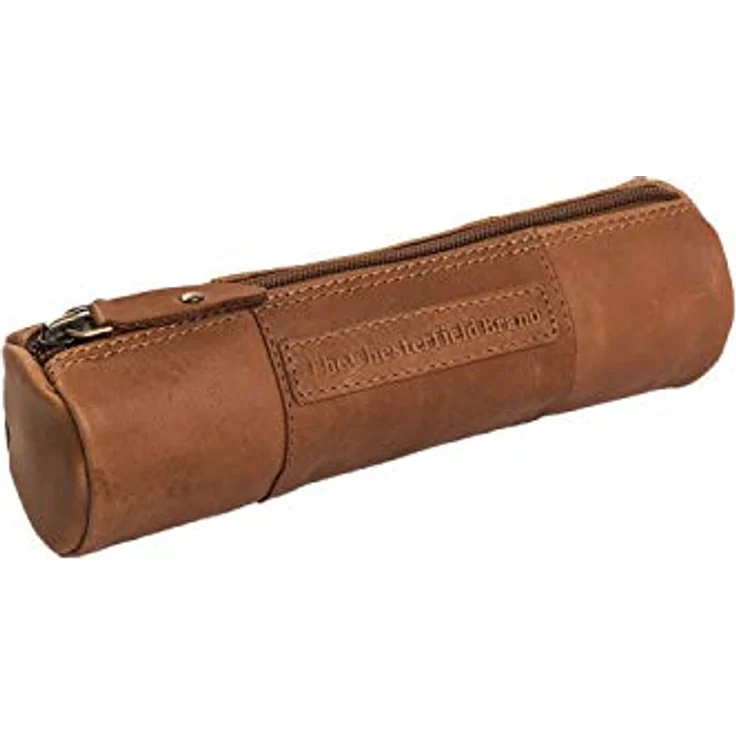 The Chesterfield Brand Leder Stifthüllen Cognac Lea, geräumiges Federmäppchen aus hochwertigem Leder, 20,5 x 6 x 6 cm – Bild 1