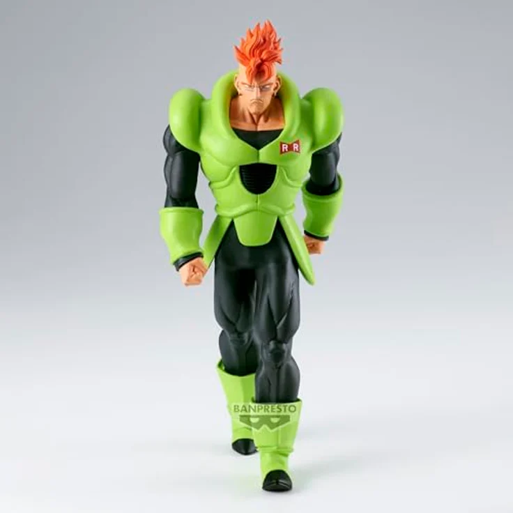 Banpresto Figur Android 16 Dragon Ball Z, Sammelfigur aus PVC, 20 cm, mit Basisständer, lizenziertes Produkt – Bild 4
