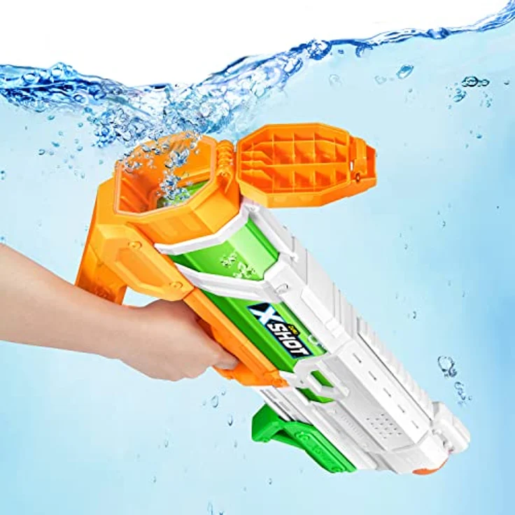 XSHOT X-Shot Epic Fill Blaster, Wasserblaster mit 1000 ml Wasserkapazität und Fast-Fill Technologie, blau – Bild 3