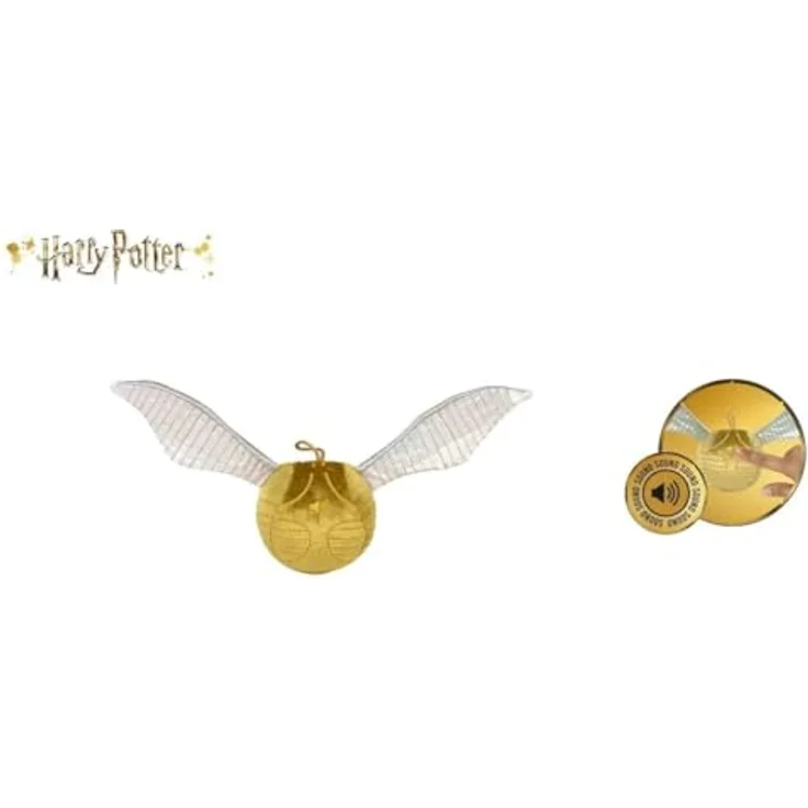 Play by Play Harry Potter 760023901 Plüschtier Schnatz Gold Quidditch mit Sound - 20 cm – Bild 2