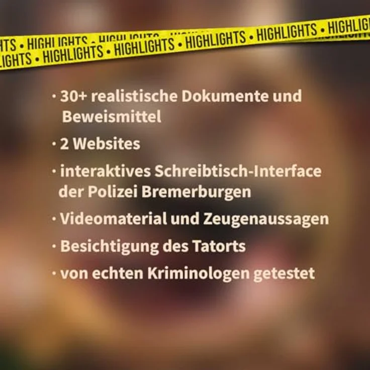 MAGNIFICUM Krimispiel: Das Dinner - Die letzte Arie der Alten Dame, Detektivspiel, Escape Room Spiel ab 14 Jahre, Realitätsnahes Krimispiel für zu Hause, von echten Kriminologen getestet – Bild 4