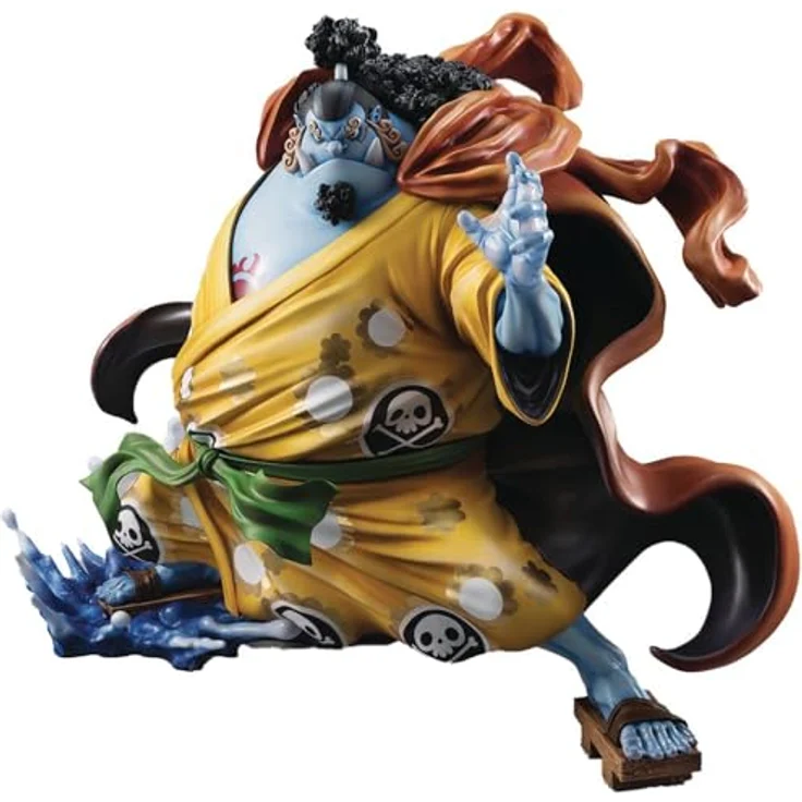 Megahouse One Piece Portrait Of Pirates SA-MAXIMUM PVC Statue Knight of the Sea Jinbe, 25 cm, Limited Reprint – Bild 1