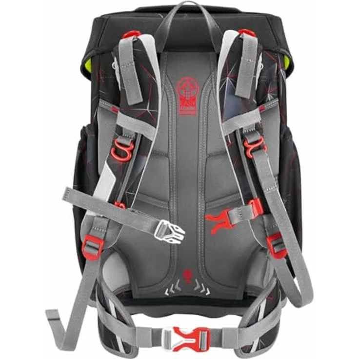 Step by Step Giant Schulranzen-Set „Dragon Drako“, 5-teilig, ergonomisch, rot, mit Reflektoren, für Jungen ab der 1. Klasse, 23 Liter – Bild 5