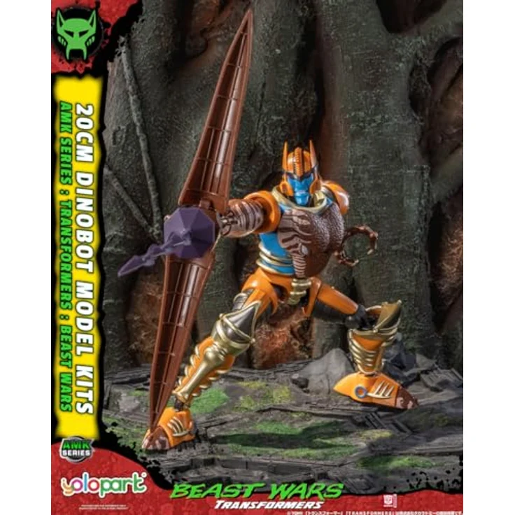 Yolopark Transformers: Beast Wars AMK Series Plastic Model Kit Dinobot, 20 cm, detailgetreue Nachbildung und einfache Montage – Bild 11