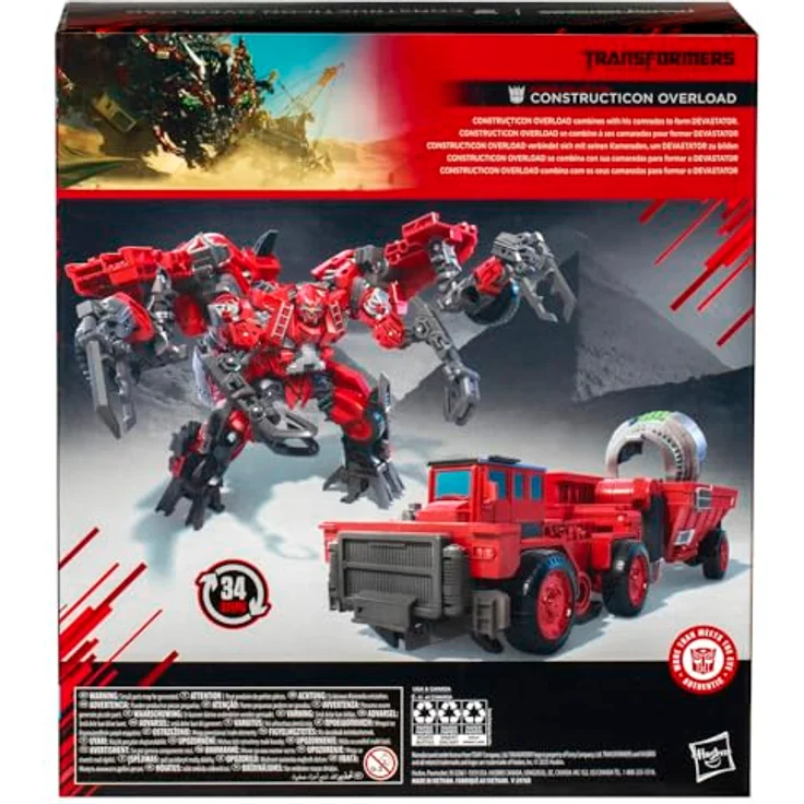 Hasbro Transformers Studio Series Leader Class Actionfigur Power, 21,5 cm, 2-in-1 Verwandlung Kipplader – Bild 5