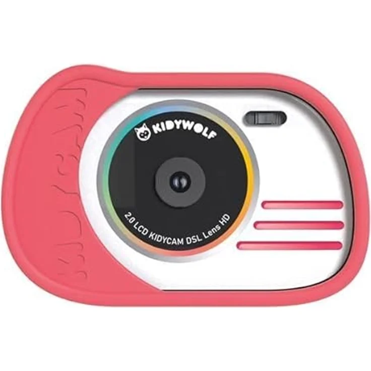 Kidywolf Kidy Camera, wasserdichte Kinderkamera mit 8 MP und 16 GB Speicher, pink – Bild 1