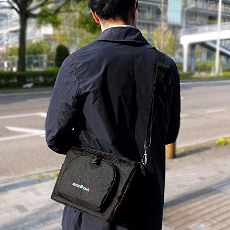 KLICKfix Lenkertasche Allegra schwarz Größe 22x14x33cm 5l mit Klickfix-Adapter – Bild 6