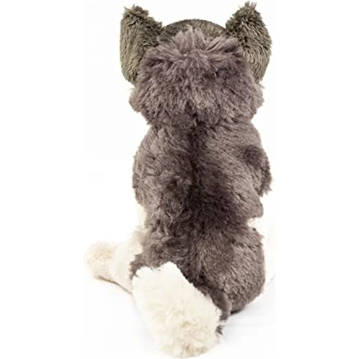 Teddys Rothenburg Kuscheltier Wolf 15 cm sitzend Plüschtier Plüschwolf Stofftier Lupus, grau 15 cm, maschinenwaschbar bis 30°C – Bild 4