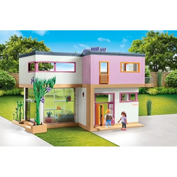 Playmobil® Wohnhaus mit Wintergarten (71607), myLife Konstruktions-Spielset, (312 St), Made in Germany – Bild 3