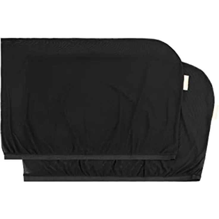 Badabulle Auto-Sonnenblende, 2er Pack Sonnenschutz für Seitenscheiben, Universalgröße für 110 cm x 60 cm, atmungsaktiv und inkl. Transporttasche