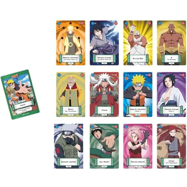 TOPI GAMES Naruto Kartenspiel Ninjas Fights *Englische Version* Sammelkarten für strategische Kämpfe und Missionen, 2-6 Spieler, ab 7 Jahren, Englisch. – Bild 5
