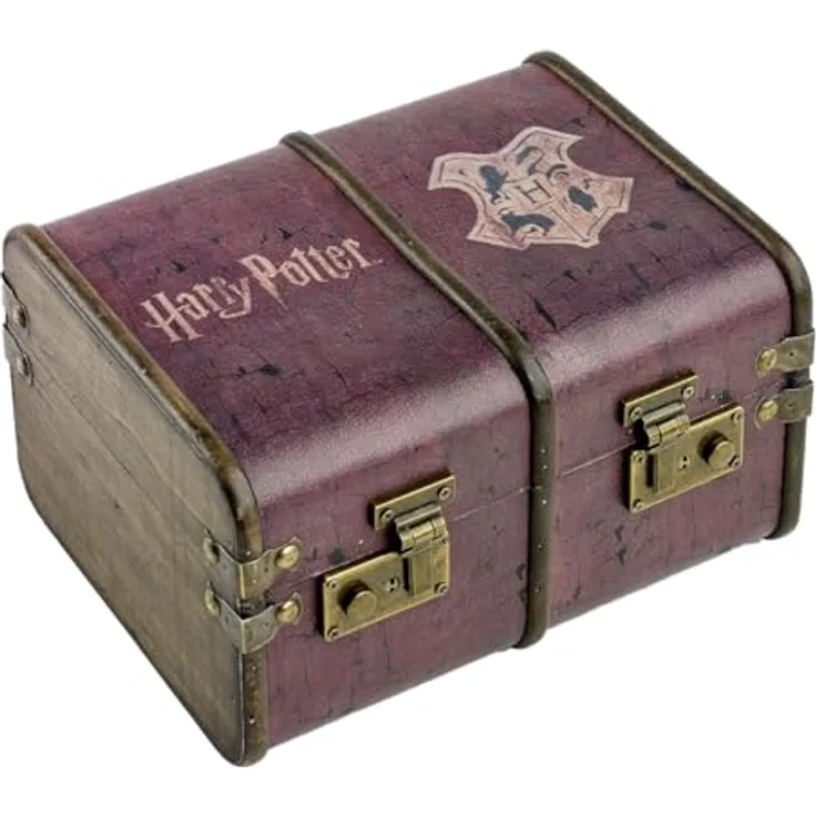 Carat Harry Potter Hogwarts Trunk, offizieller Adventskalender mit Schmuck und Merchandise, ca. 13 x 18 x 23 cm