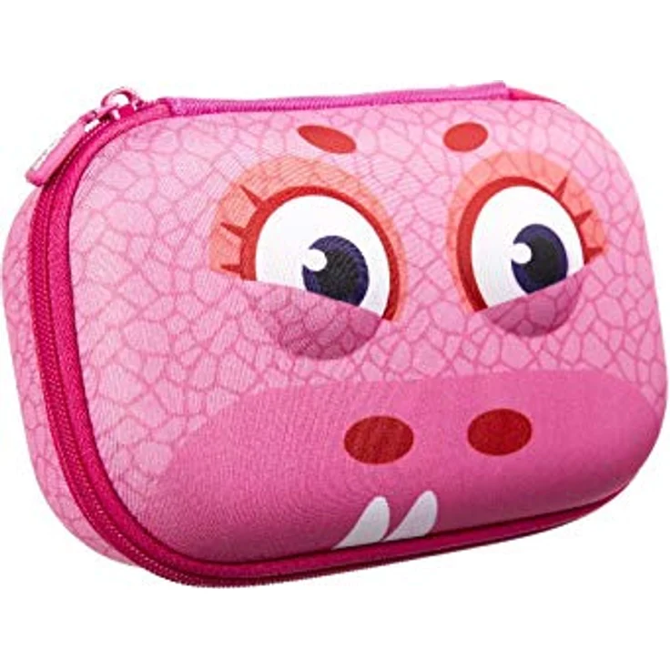 ZIPIT Wildlings Federmäppchen für Mädchen | Großes Mäppchen für die Schule | Etui für Kinder mit Organizer | Federmappe Rosa – Bild 4