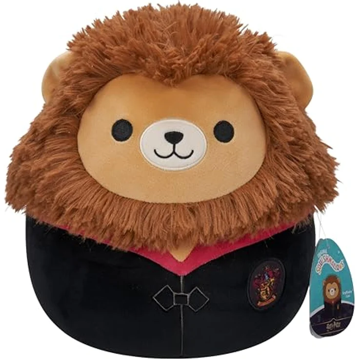 Squishmallows Gryffindor Löwe SQWB00322, 25 cm großes Plüsch Kuscheltier in Hogwarts Robe, offizielles Jazwares Produkt – Bild 2