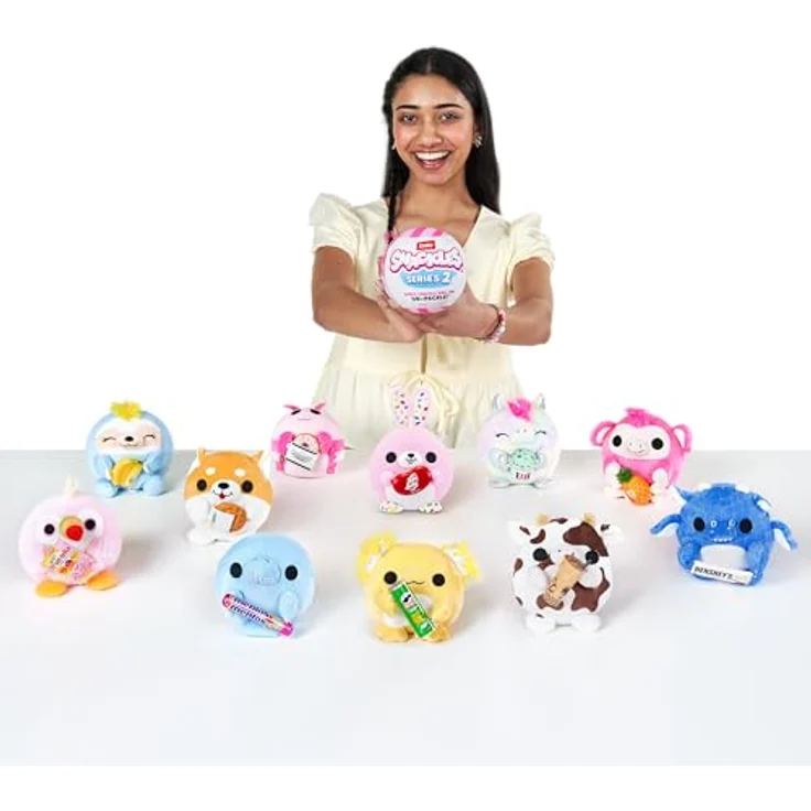 Zuru Snackles Serie 2 5-Zoll-Snackle von ZURU Cuddly Squishy Komfort 5-Zoll-Plüsch mit lizenzierten Snack Marke Accessoire zufällige Auswahl, Superweicher Plüsch, 12 Charaktere zum Sammeln – Bild 4