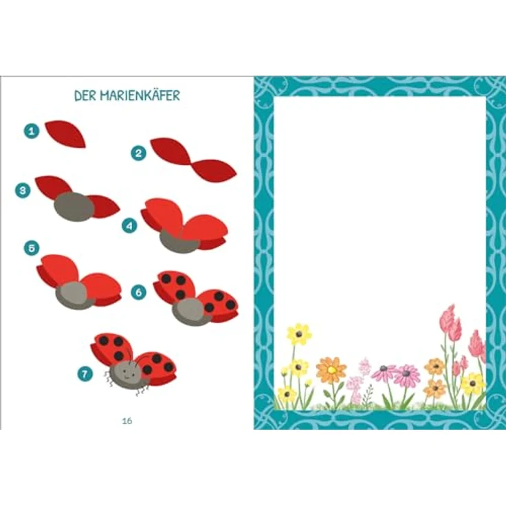 Tessloff Verlag Sticker Schritt für Schritt - Stickern - Natur, Sticker Set für Kinder ab 4 Jahren – Bild 3