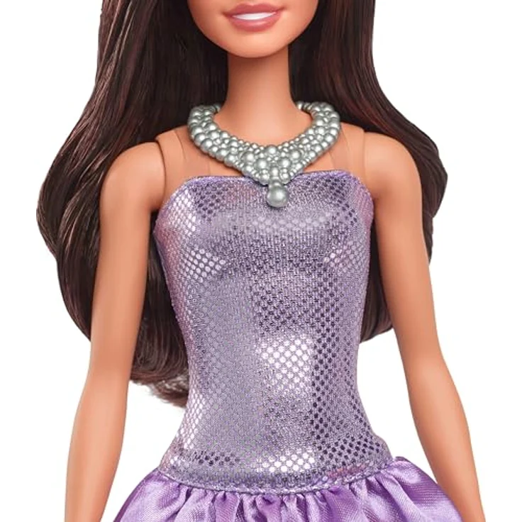Barbie Anziehpuppe Barbie Fashionista Puppe - Purple Bubble Hem, Vielfältige Kollektion für modebegeisterte Kinder – Bild 4