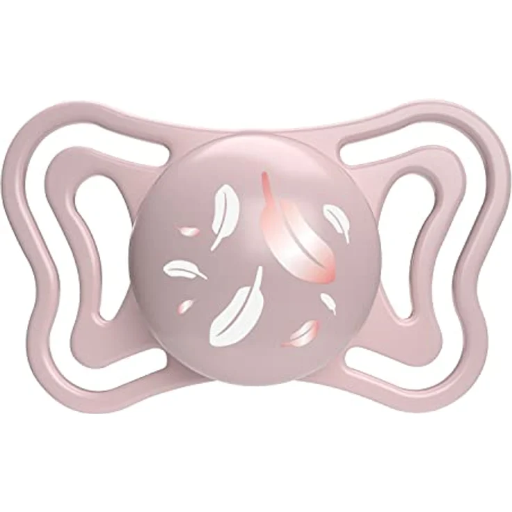 Chicco PhysioForma Baby-Schnuller, Silikonsauger, 6-16 Monate, ergonomische Form, leicht und atmungsaktiv, unterstützt physiologische Atmung, Rosa, 2 Stücke – Bild 4