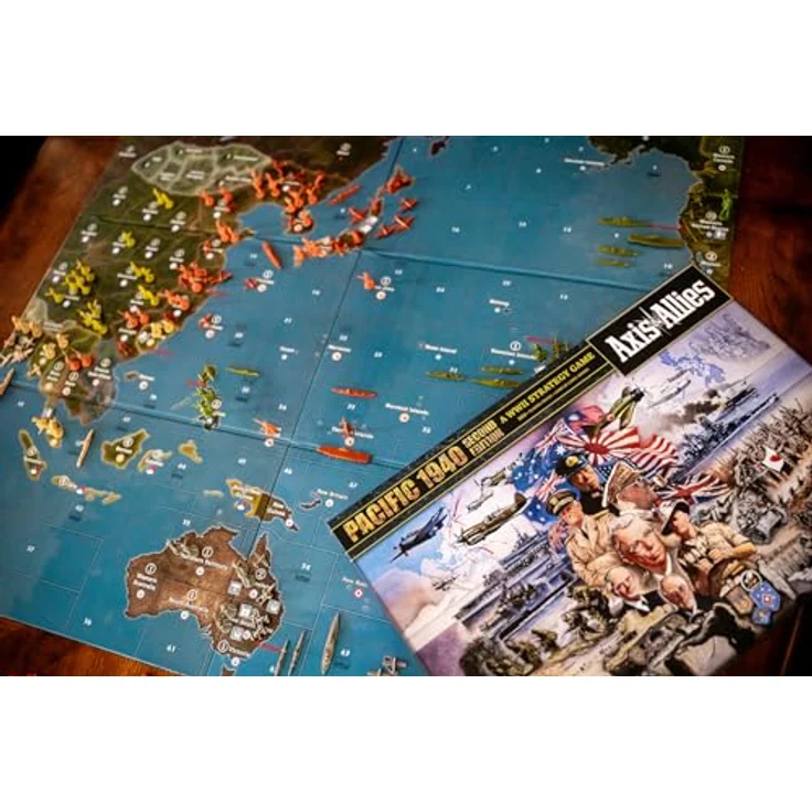 Renegade Game Studios Axis & Allies 1940 Pacific Second Edition, Brettspiel mit 500 Miniaturen und großem Spielbrett (89 cm x 81 cm), ENG Edition – Bild 3