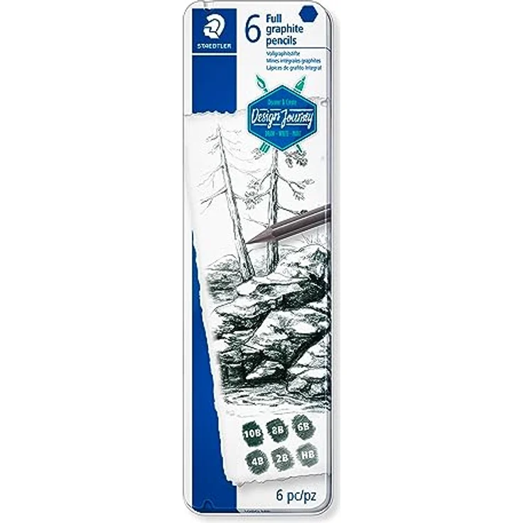 Staedtler Full graphite Mars Lumograph 6 pcs. – Bild 2