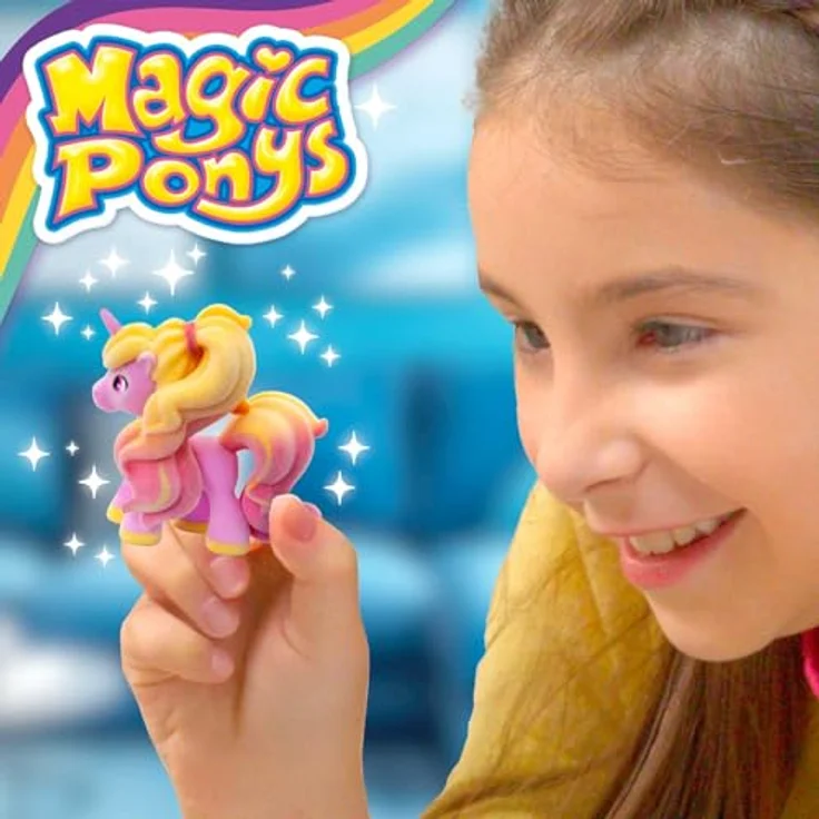 CRAZE Magic PONYS, Sammelfiguren aus PONYDALE, 18 verschiedene Ponys mit besonderen Details und 3 Häusern, inklusive 1 Spezialfigur pro Haus – Bild 2