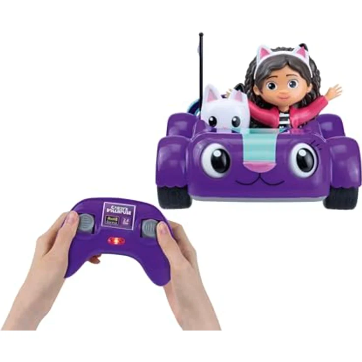 Revell Control RC Car Gabby's Dollhouse Carlita, Premium-Qualitäts-Fernsteuerungsspielzeug mit benutzerfreundlichem Handling und stilvollem Design – Bild 5