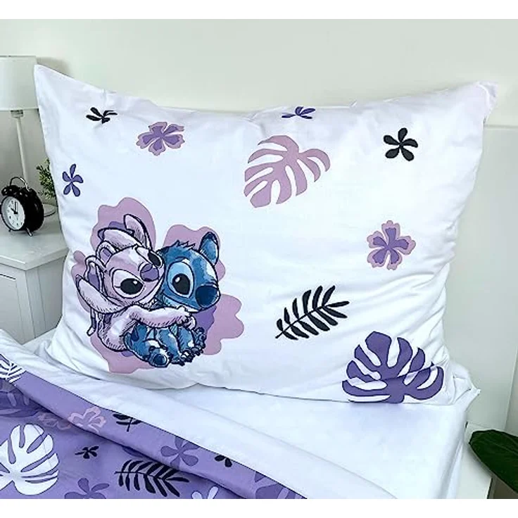 Jerry Fabrics Bettwäsche-Set, Lilo & Stitch Design, 100% Baumwolle, 140 x 200 cm + 70 x 90 cm – Bild 4