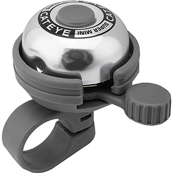 CATEYE Fahrradklingel PB-600 Super Mini Bell, Silber, One Size, FA003527918 – Bild 1