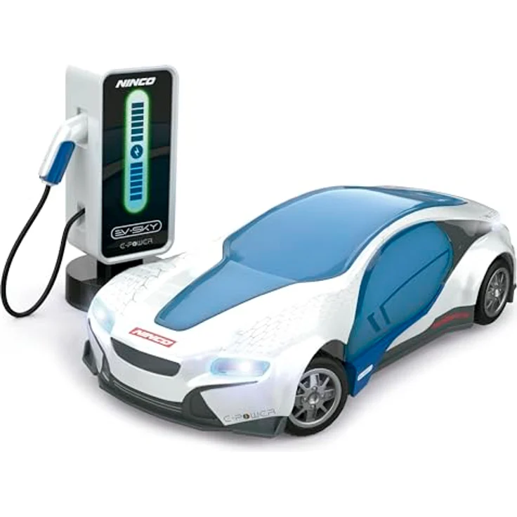 Ninco EV-Sky, ferngesteuertes Auto mit Lithiumbatterie, Ladestation, Front- und Rücklichtern, USB-C-Anschluss, ab 6 Jahre (NH93196) – Bild 1