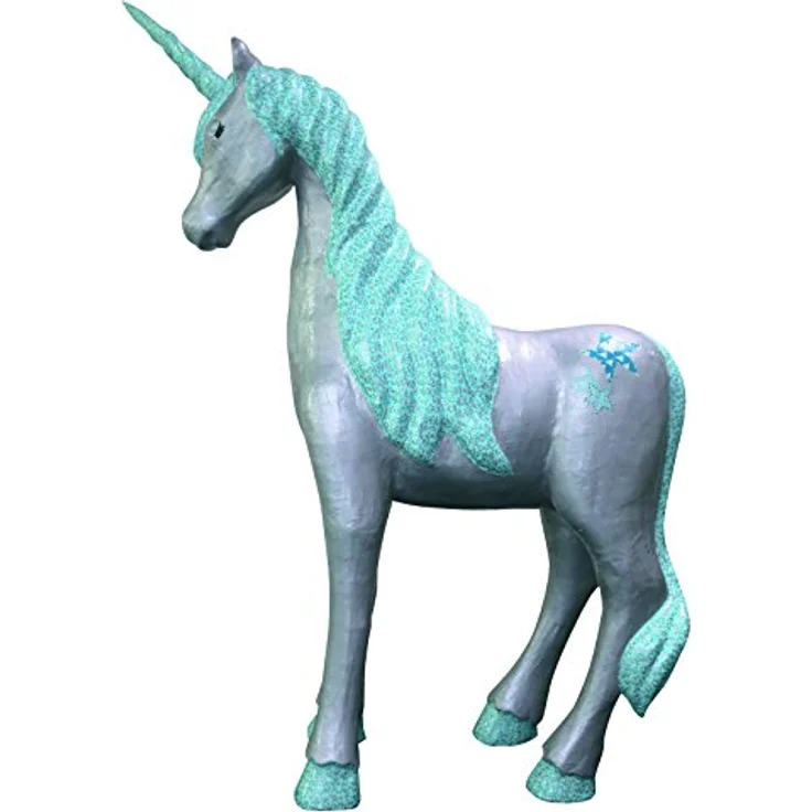 Clairefontaine Einhorn XL, Décopatch Figur aus Pappmaché zum Bekleben, 160 cm – Bild 3