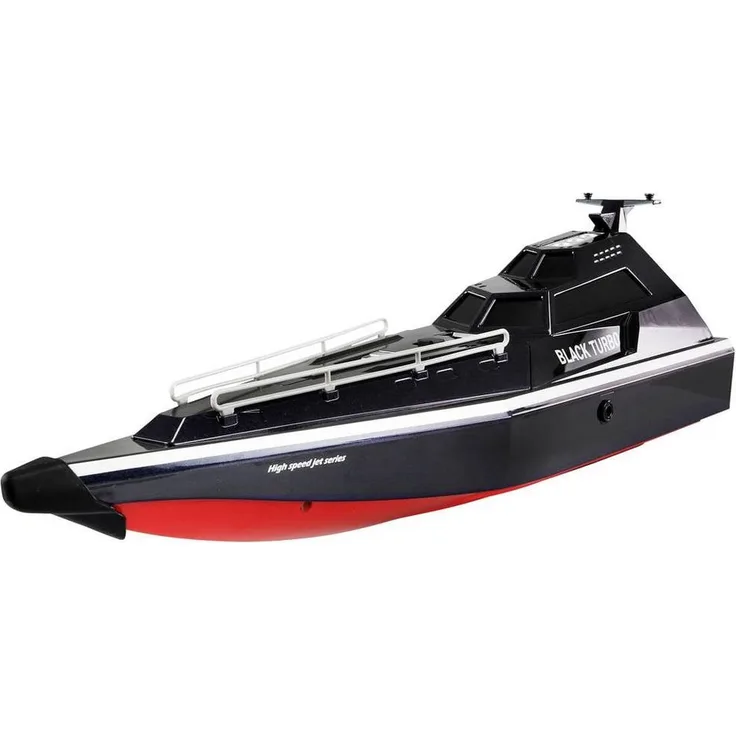 Amewi Black Turbo Speedboot, RC-Boot mit Jetantrieb 420mm RTR28 km/h