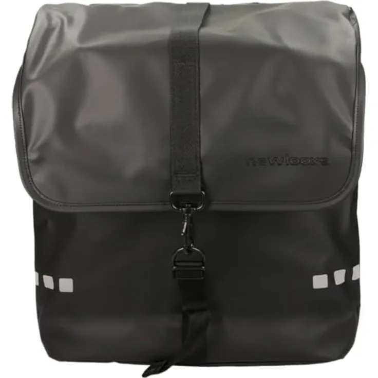 New Looxs Odense Double Dubbele Fietstas, Black, 39 Liter