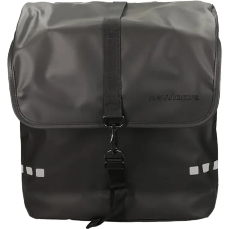New Looxs Odense Double Dubbele Fietstas, Black, 39 Liter – Bild 1