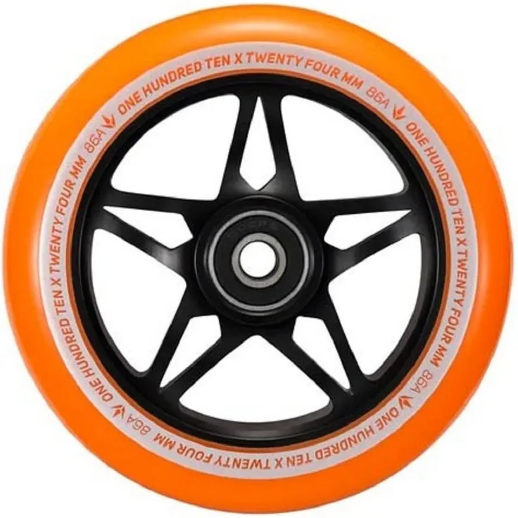 Blunt Stuntscooter Blunt Stunt-Scooter Rolle One S3 110mm Schwarz/PU Orange, Stunt-Scooter Rolle mit 110mm Durchmesser