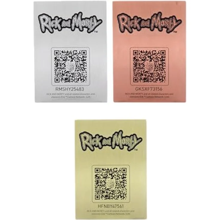 The Other Rick & Morty – Starter-Set mit 3 digitalen Discs und austauschbarem Ständer, Metall Digiplates mit QR-Code – Bild 3
