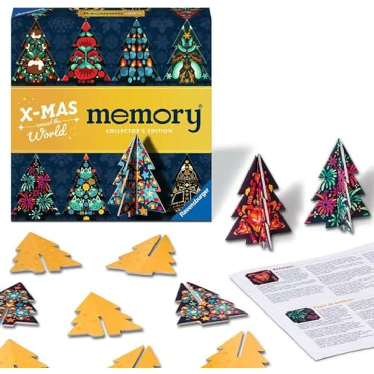 Ravensburger 22350 Collector's memory® Weihnachten - Das weltbekannte Gedächtnisspiel mit Weihnachtsbäumen zum Aufstellen – Bild 4