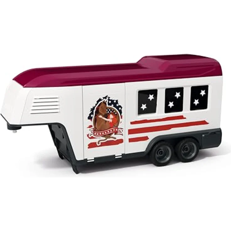 Schleich Lakeside Truck mit Anhänger - robustes Dually Truck-Set für Pferdeabenteuer, inkl. Zubehör – Bild 11