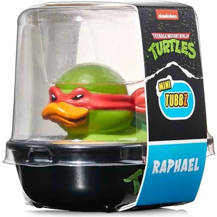 TUBBZ Mini Raphael Sammelfigur aus Vinylgummi, 5 cm groß, offiziell lizenziertes TMNT-Merchandise, rot – Bild 2