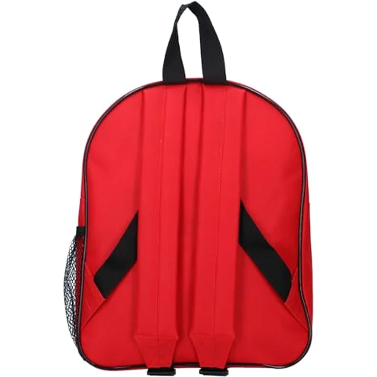 Vadobag Rucksack Spiderman Fluffy Friends, rot, für Kinder | Schule | Kindergarten, Maße 32 x 26 x 11 cm, gepolsterte und verstellbare Schultergurte – Bild 4