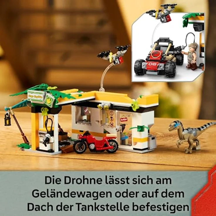 LEGO Jurassic World 76973, Raptor & Titanosaurus Set mit 582 Teilen, für Kinder ab 7 Jahren, inkl. Mini-Figuren und Fahrzeug – Bild 5