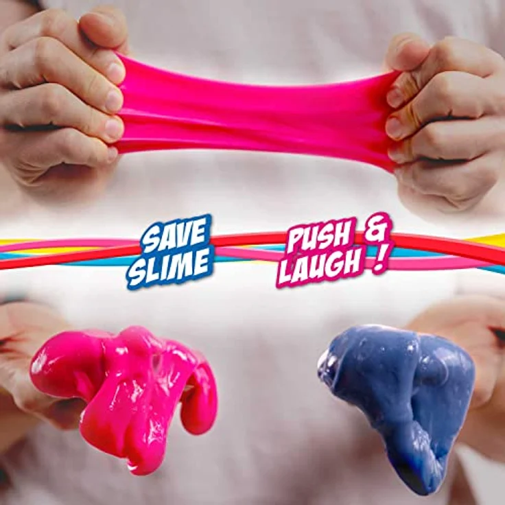 CRAZE Magic Slime POOUPSIE Noise 3X Set, dickflüssiger Pups Schleim, 3x 100g, Farbenmix, sicher und geruchsneutral – Bild 4